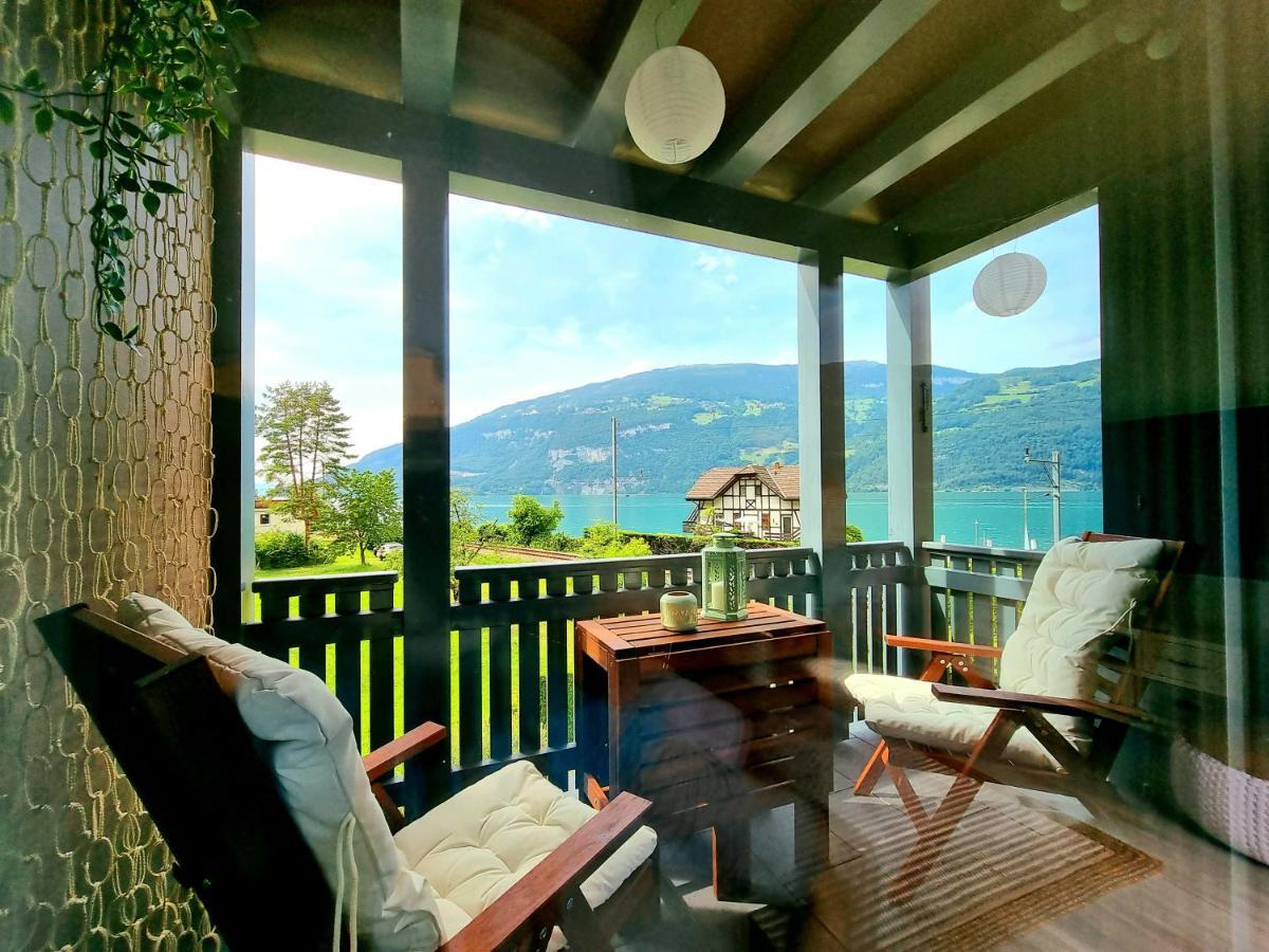 Strandhuesli Directly On Lake Thun Darligen Экстерьер фото